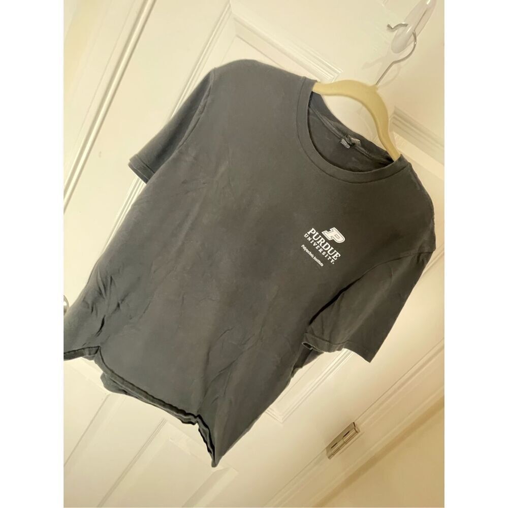 Purdue University Polytechnic Institute large black tshirt